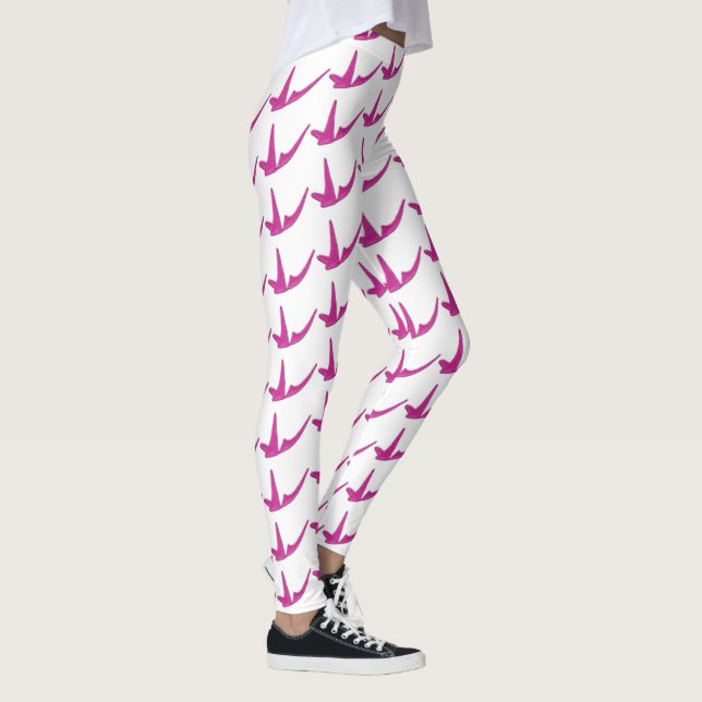 Legging Borboleta rosa-faísca (Direita)
