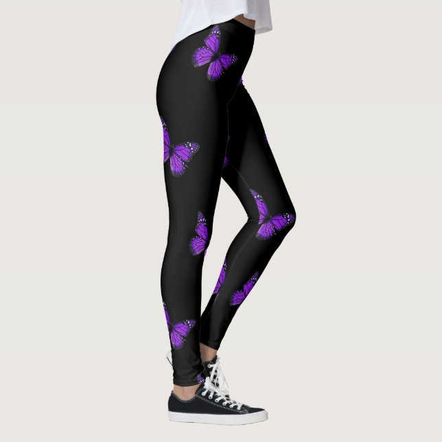 Legging Borboleta roxa (Direita)
