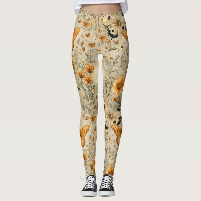 Legging Borboleta Selvagem Vintage (4) (Frente)