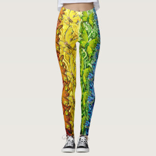 Legging Borboletas Arco-Íris