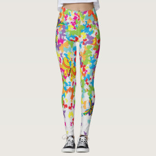 Legging Borboletas coloridas 01.bw offWhite BG