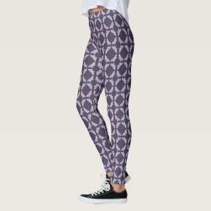Legging Borboletas de Artesanatos e Artes Roxas Meteoritas