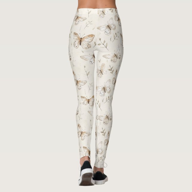 Legging Borboletas de Creme Chic (Verso)