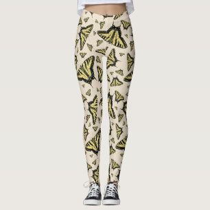 Legging Borboletas do Sudoeste Amarelo