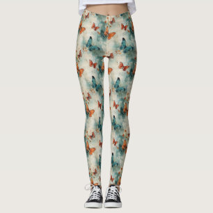 Legging Borboletas e flores coloridas (9)