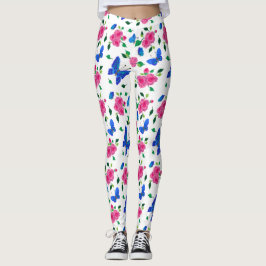 Legging Borboletas e Rosas