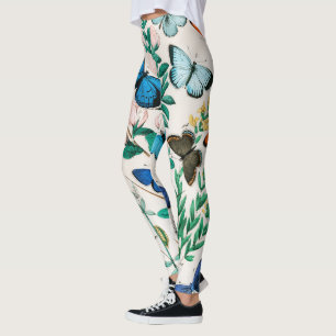 Legging Borboletas, lagartas de William Forsell Kirby