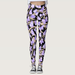 Legging Borboletas Pernas de Aquarela