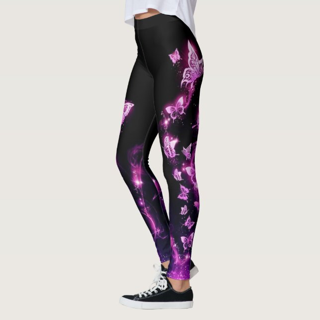 Legging Borboletas Púrpuras (Esquerda)