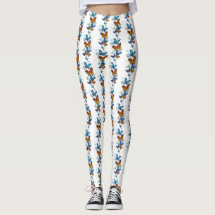 Legging Borboletas voadoras Morpho e Monarca