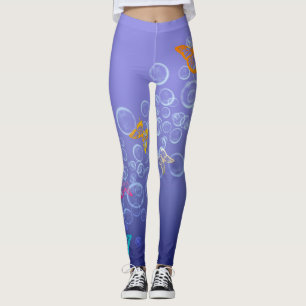 Legging Borbulham as borboletas de n