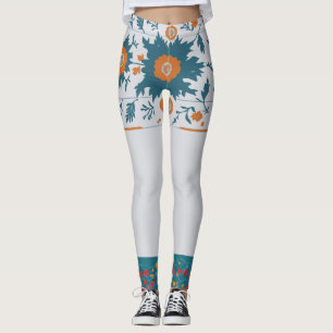 Legging Borda Floral