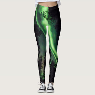 Legging Borealis da Aurora em Lapland finlandês