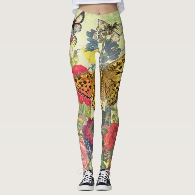 LEGGING BORRACHAS E FLORES DE PEDRAS IMPRESSAS (Frente)