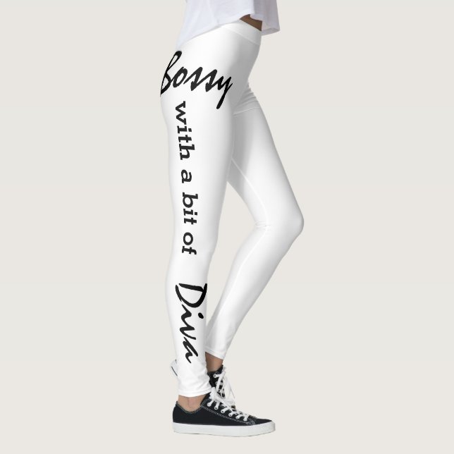 Legging Bossy com um pouco de diva  (Direita)
