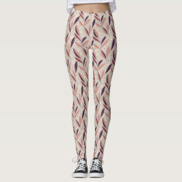 Legging Botânica Moderna Inspirada na Natureza