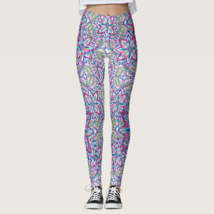 Legging Botânico Kaleido Bloom