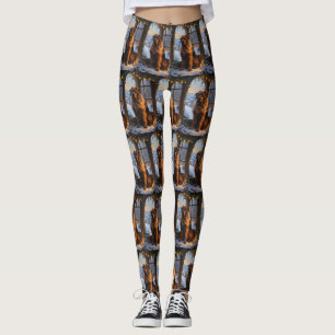 Legging Bouvier des Flandres com Feriado das Luzes de Nata