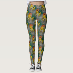 Legging Branca De Papagaio Caique