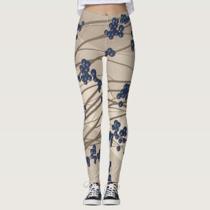 Legging Branches de Blueberry Botânica