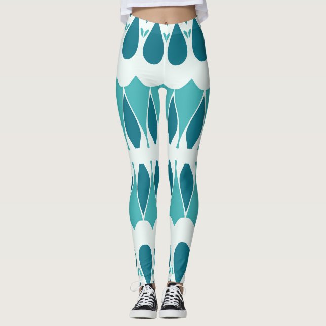 Legging Branco branco-alto vibrante clássico "Ratti_Creati (Frente)