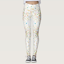 Legging Branco dos confetes