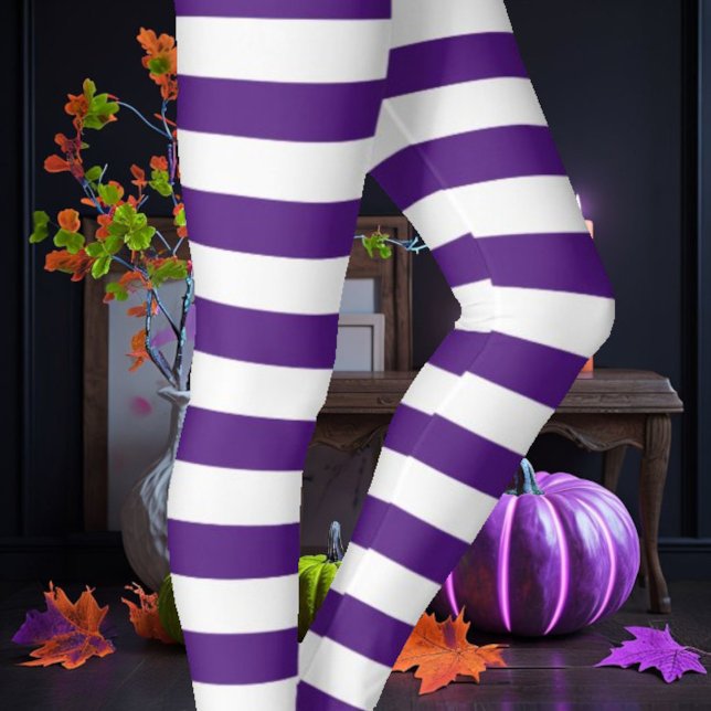 Legging Branco e Roxo (Criador carregado)