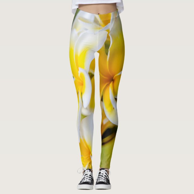 Legging Branco e Yello (Frente)