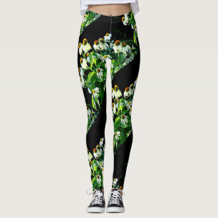 Legging branco preto