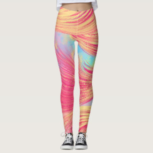 Legging brasas queimadas