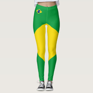 Legging Brasil: Bandeiras