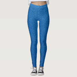 Legging Brilhante Azul, Esparto, Fundo Da Brilhante