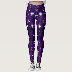 Legging Brilhante Roxo