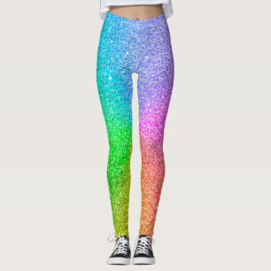 Legging Brilhar Sobre As Pernas De Moda De Pop