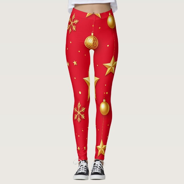 Legging Brilhe, Natal Estrelado (Frente)