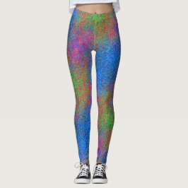 Legging brilho arco-íris