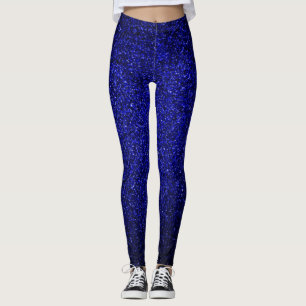 Legging Brilho Azul Marinho