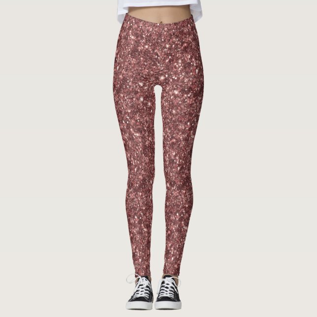 Legging Brilho Burgundy (Frente)