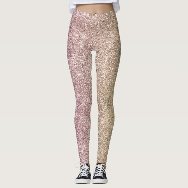 Legging Brilho de Arco-íris  (Frente)