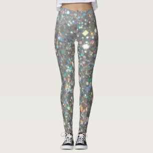 Legging Brilho de prata