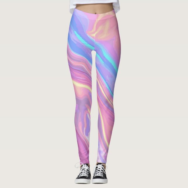 Legging Brilho Iridescente (Frente)