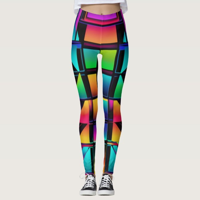 Legging Brilho Neon Vibe (Frente)