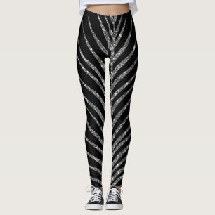 Legging Brilho Preto Glitter