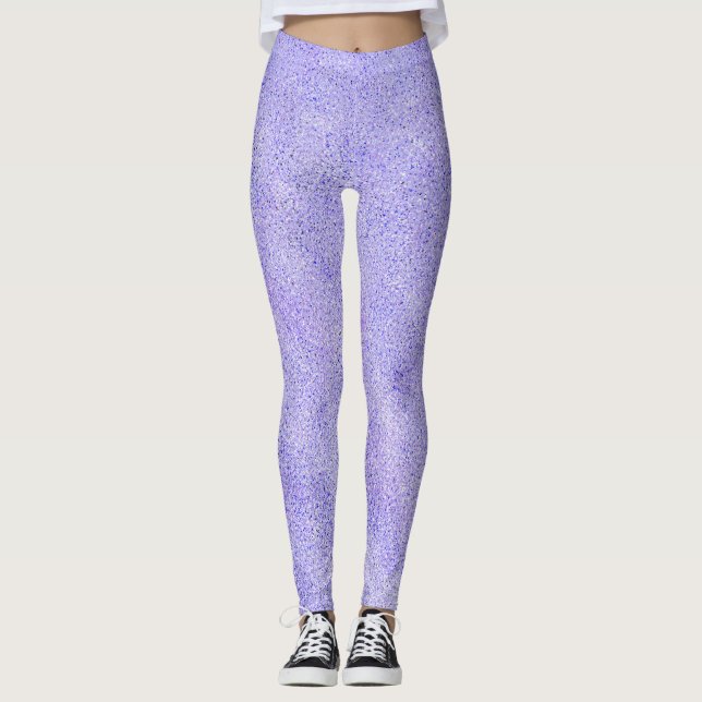 Legging Brilho Roxo (Frente)