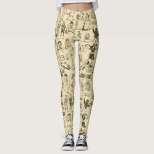 Legging Brinquedos de coleção e padrões infantis