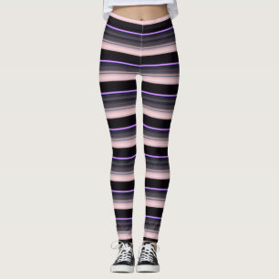 Legging Brisas de cinzas pretas, de safra, brancas