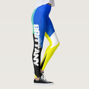 Legging Brittany Adicione Seu Nome Abstrato