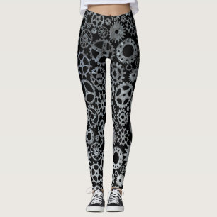 Legging Bronze De Zinco De Prata Steampunk