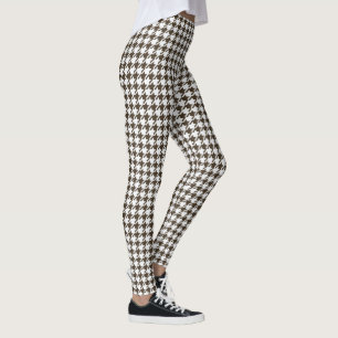 Legging Brown Combination Houndstooth por Shirley Taylor