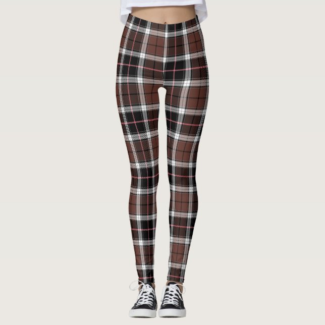 Legging Brown Plaid (Frente)